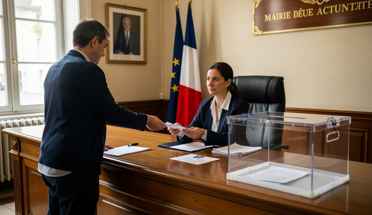 Inscription sur les listes électorales en mairie