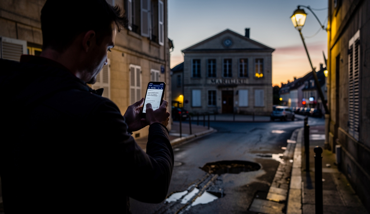 Signalement d'un problème de voirie
